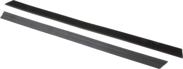 Rubbermaid - 17.1" Long x 1.1" Wide Microfiber Hook & Loop Replacement Set - Black, Hook & Loop - Exact Tool & Supply