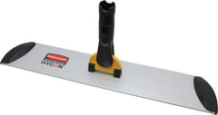 Rubbermaid - 18.1" Long x 3-1/2" Wide Aluminum Dust Mop Frame - Yellow, Quick Connect - Exact Tool & Supply