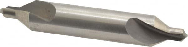 Hertel - #6 Plain Cut 60° Incl Angle High Speed Steel Combo Drill & Countersink - Exact Tool & Supply