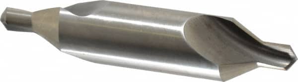 Hertel - #8 Plain Cut 60° Incl Angle High Speed Steel Combo Drill & Countersink - Exact Tool & Supply