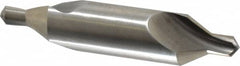 Hertel - #8 Plain Cut 60° Incl Angle High Speed Steel Combo Drill & Countersink - Exact Tool & Supply