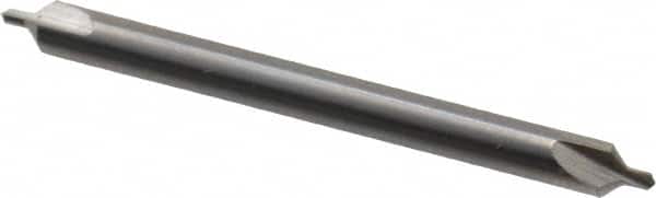 Hertel - #1 Plain Cut 90° Incl Angle Solid Carbide Combo Drill & Countersink - Exact Tool & Supply