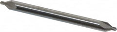 Hertel - #1 Plain Cut 60° Incl Angle Solid Carbide Combo Drill & Countersink - Exact Tool & Supply