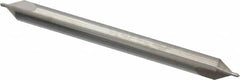 Hertel - #0 Plain Cut 60° Incl Angle Solid Carbide Combo Drill & Countersink - Exact Tool & Supply