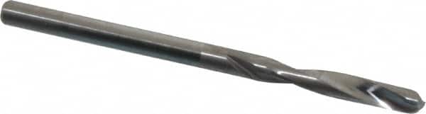 Hertel - 7/64" 135° Spiral Flute Solid Carbide Screw Machine Drill Bit - Exact Tool & Supply