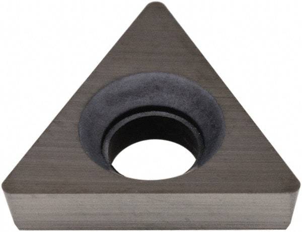 Hertel - TPCB221 Grade HT630B Cermet Boring Insert - Uncoated, 60° Triangle, 11° Relief Angle, 1/4" Inscr Circle, 3/32" Thick, 1/64" Corner Radius - Exact Tool & Supply