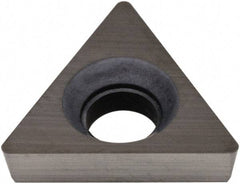 Hertel - TPCB221 Grade HT630B Cermet Boring Insert - Uncoated, 60° Triangle, 11° Relief Angle, 1/4" Inscr Circle, 3/32" Thick, 1/64" Corner Radius - Exact Tool & Supply