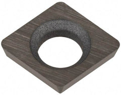 Hertel - CDHB 12061 HT310B Grade Carbide Boring Insert - Uncoated, Diamond, 80° Incl Angle, 5/32" Inscr Circle, .04" Thick, 1/64" Cnr Rad - Exact Tool & Supply