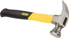 Stanley - 1-1/4 Lb Head, Straight Rip Claw Nail Hammer - 13" OAL, Carbon Steel Head, Graphite Handle with Grip - Exact Tool & Supply