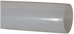Made in USA - 2" ID x 2-1/4" OD, 1/8" Wall Thickness, Cut to Length (100' Standard Length) LLDPE Tube - Natural, 63 Max psi, 44 Shore D Hardness - Exact Tool & Supply