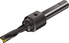 Sandvik Coromant - 5.157" Max Drill Depth, 4xD, 1-1/4" Diam, Indexable Insert Drill - 2 Inserts, 1-1/2" Shank Diam, Flange Shank - Exact Tool & Supply