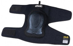 Mechanix Wear - Size Universal, Hook & Loop Straps, Hard Protective Cap, Knee Pad - Foam Padding, Black, 2 Straps - Exact Tool & Supply