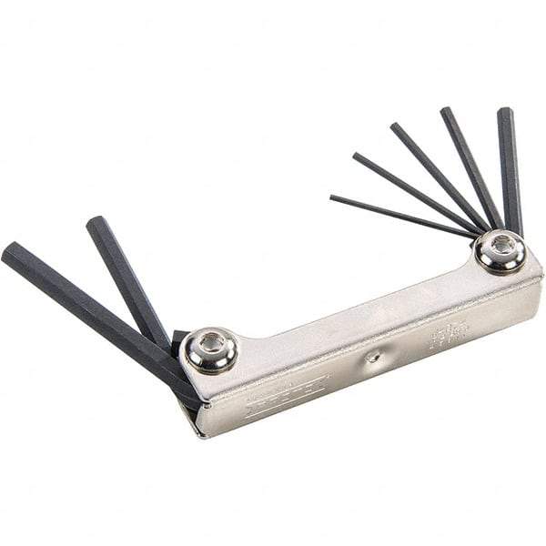 Proto - Hex Key Sets - 7PC METRIC HEX KEY WRENCH SET - Exact Tool & Supply