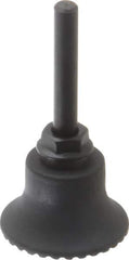 Made in USA - 1-1/2" Diam Quick-Change Type S Disc Backing Pad - 1/4" Shank Diam, Medium Density, 30,000 RPM - Exact Tool & Supply