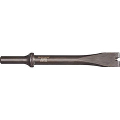 Mayhew - 1/2" Head Width, 6-1/4" OAL, Slotting Tool Chisel - Round Drive, Round Shank, Steel - Exact Tool & Supply