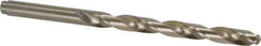 Cleveland - 17/64" 135° Cobalt Jobber Drill - Oxide/Gold Finish, Right Hand Cut, Spiral Flute, Straight Shank, 4-1/8" OAL, Split Point - Exact Tool & Supply