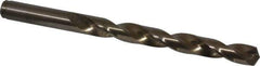 Cleveland - 25/64" 135° Cobalt Jobber Drill - Oxide/Gold Finish, Right Hand Cut, Spiral Flute, Straight Shank, 5-1/8" OAL, Split Point - Exact Tool & Supply