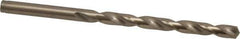 Cleveland - #2 135° Cobalt Jobber Drill - Oxide/Gold Finish, Right Hand Cut, Spiral Flute, Straight Shank, 3-7/8" OAL, Split Point - Exact Tool & Supply