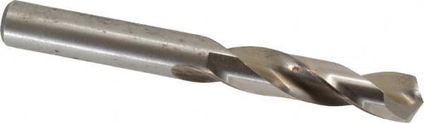 Cleveland - 0.358" 135° Spiral Flute High Speed Steel Screw Machine Drill Bit - Exact Tool & Supply