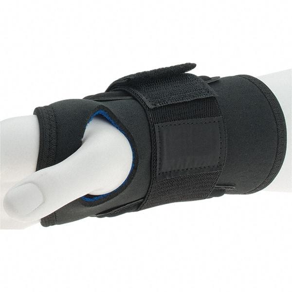 Ergodyne - Size XL, Neoprene, Left or Right Hand Wrist Support - 1 Strap, Thumb Loop, Black - Exact Tool & Supply