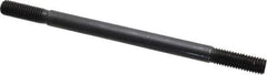 Gibraltar - 1/2-13 8" OAL Equal Double Threaded Stud - Alloy Steel, Black Oxide Finish, 1-1/2" Equal Thread Length - Exact Tool & Supply