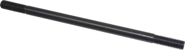 Gibraltar - 1/2-13 10" OAL Equal Double Threaded Stud - Alloy Steel, Black Oxide Finish, 1-1/2" Equal Thread Length - Exact Tool & Supply