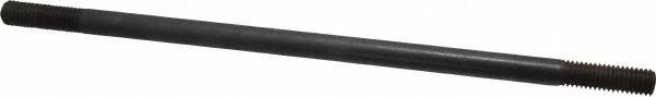 Gibraltar - 1/2-13 12" OAL Equal Double Threaded Stud - Alloy Steel, Black Oxide Finish, 1-1/2" Equal Thread Length - Exact Tool & Supply