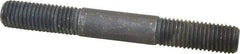 Gibraltar - 3/4-10 6" OAL Equal Double Threaded Stud - Alloy Steel, Black Oxide Finish, 2" Equal Thread Length - Exact Tool & Supply