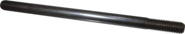 Gibraltar - 3/4-10 12" OAL Equal Double Threaded Stud - Alloy Steel, Black Oxide Finish, 2" Equal Thread Length - Exact Tool & Supply