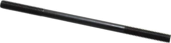Gibraltar - M8x1.25 150mm OAL Equal Double Threaded Stud - Alloy Steel, Black Oxide Finish, 35mm Equal Thread Length, Metric - Exact Tool & Supply
