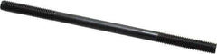 Gibraltar - M8x1.25 150mm OAL Equal Double Threaded Stud - Alloy Steel, Black Oxide Finish, 35mm Equal Thread Length, Metric - Exact Tool & Supply