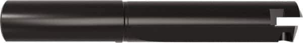 Allied Machine and Engineering - Series B, 1-1/4 to 1-3/4" Diam, 1-1/2" Diam Straight Shank, Straight Flute Spade Drill - 8-1/8" Max Depth, 8-23/32" Body Length, 11-5/8" OAL, Standard Length, Through Coolant - Exact Tool & Supply