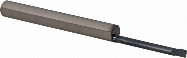 Scientific Cutting Tools - 0.06" Min Bore Diam, 1/2" Max Bore Depth, 1/8 Shank Diam, Boring Bar - Exact Tool & Supply