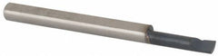 Scientific Cutting Tools - 0.1" Min Bore Diam, 0.4" Max Bore Depth, 1/8 Shank Diam, Boring Bar - Exact Tool & Supply