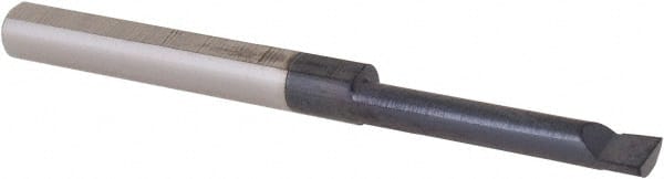 Scientific Cutting Tools - 0.1" Min Bore Diam, 0.6" Max Bore Depth, 1/8 Shank Diam, Boring Bar - Exact Tool & Supply
