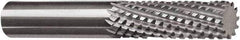 SGS - 10mm Diam, 28mm LOC, Square End, Solid Carbide Diamond Pattern Router Bit - Left Hand Cut, 63mm OAL, Use on Carbon Composite - Exact Tool & Supply