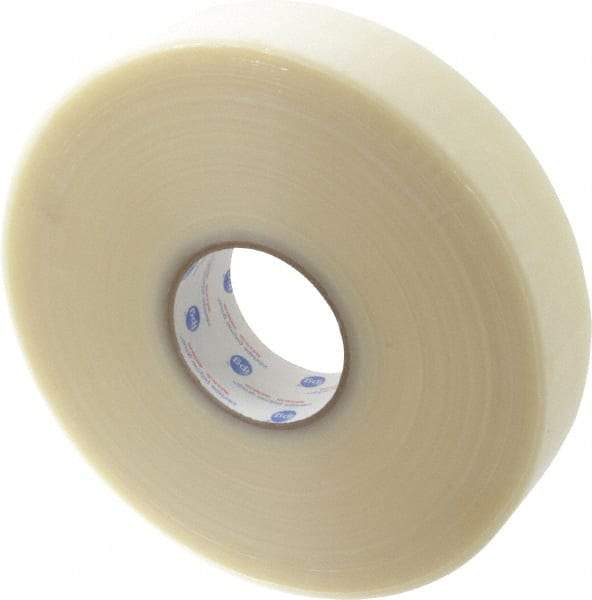Intertape - 2" x 1,000 Yd Clear Rubber Adhesive Sealing Tape - Polypropylene Film Backing, 1.95 mil Thick, 22 Lb Tensile Strength, Series 7100 - Exact Tool & Supply