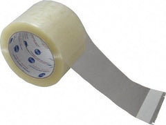 Intertape - 3" x 60 Yd Clear Rubber Adhesive Sealing Tape - Polypropylene Film Backing, 3 mil Thick, 32 Lb Tensile Strength, Series 1100 - Exact Tool & Supply