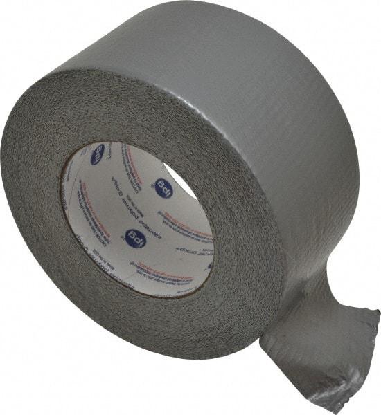 Intertape - 3" x 55m Silver Duct Tape - 9 mil, Rubber Adhesive, Polyethylene Cloth Backing, 18 Lb/ln Tensile Strength, 32°F to 160°F, Series AC20 - Exact Tool & Supply