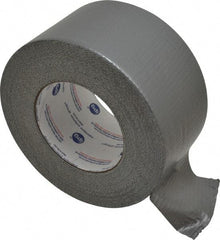 Intertape - 3" x 55m Silver Duct Tape - 9 mil, Rubber Adhesive, Polyethylene Cloth Backing, 18 Lb/ln Tensile Strength, 32°F to 160°F, Series AC20 - Exact Tool & Supply