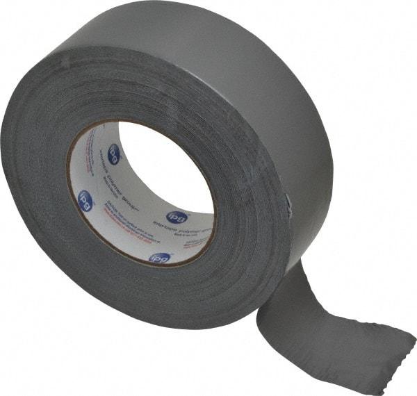Intertape - 2" x 55m Silver Duct Tape - 11 mil, Rubber Adhesive, Polyethylene Cloth Backing, 20 Lb/ln Tensile Strength, 32°F to 180°F, Series AC36 - Exact Tool & Supply
