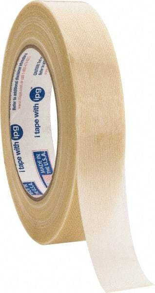 Intertape - 1" x 60 Yd Clear Rubber Adhesive Packaging Tape - Polyester Film Backing, 5.6 mil Thick, 175 Lb Tensile Strength, Series RG15 - Exact Tool & Supply