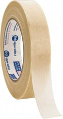 Intertape - 1" x 60 Yd Clear Rubber Adhesive Packaging Tape - Polyester Film Backing, 5.6 mil Thick, 175 Lb Tensile Strength, Series RG15 - Exact Tool & Supply