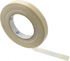 Intertape - 3/4" x 60 Yd Clear Rubber Adhesive Packaging Tape - Polyester Film Backing, 7.5 mil Thick, 333 Lb Tensile Strength, Series RG16 - Exact Tool & Supply