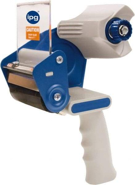 Intertape - 3" Wide, Pistol Grip Style, Handheld Tape Dispenser - For Use with Box Sealing Tape - Exact Tool & Supply