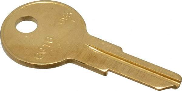Made in USA - Chicago Key Blank - Brass - Exact Tool & Supply