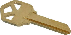 Made in USA - Kwikset Key Blank - Brass - Exact Tool & Supply