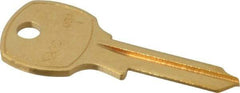 Made in USA - National Cabinet Key Blank - Brass - Exact Tool & Supply