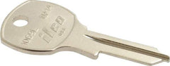 Made in USA - National Cabinet Key Blank - Nickel - Exact Tool & Supply