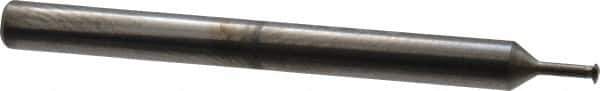 Scientific Cutting Tools - 56 to 80 TPI, Internal/External Single Profile Thread Mill - #2" Noml Diam, 0.059" Cut Diam, 1/8" Shank Diam, 3 Flute, 0.034" Neck Diam, 1/8" Neck Length, 1-1/2" OAL, Bright Finish - Exact Tool & Supply